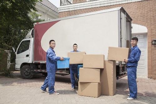 New home unpacking after house removals in Stepney