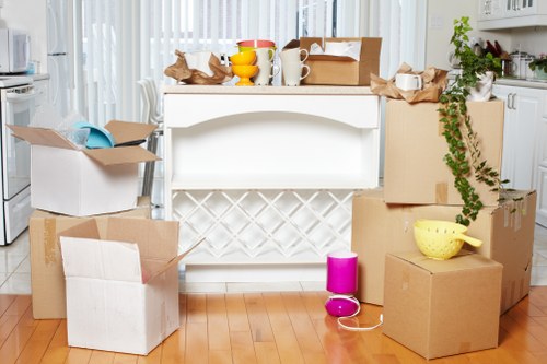 Preparing and wrapping furniture for safe storage in Stepney