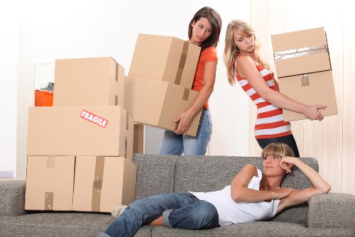 Long-term furniture storage area for household and office items in Stepney
